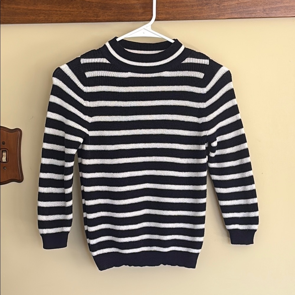 Striped Blue and White Women Sweater